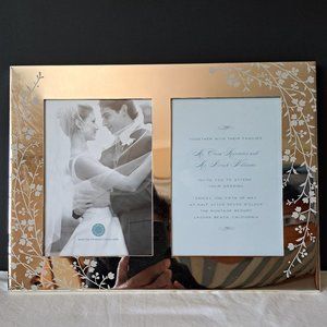 Silver photo frame